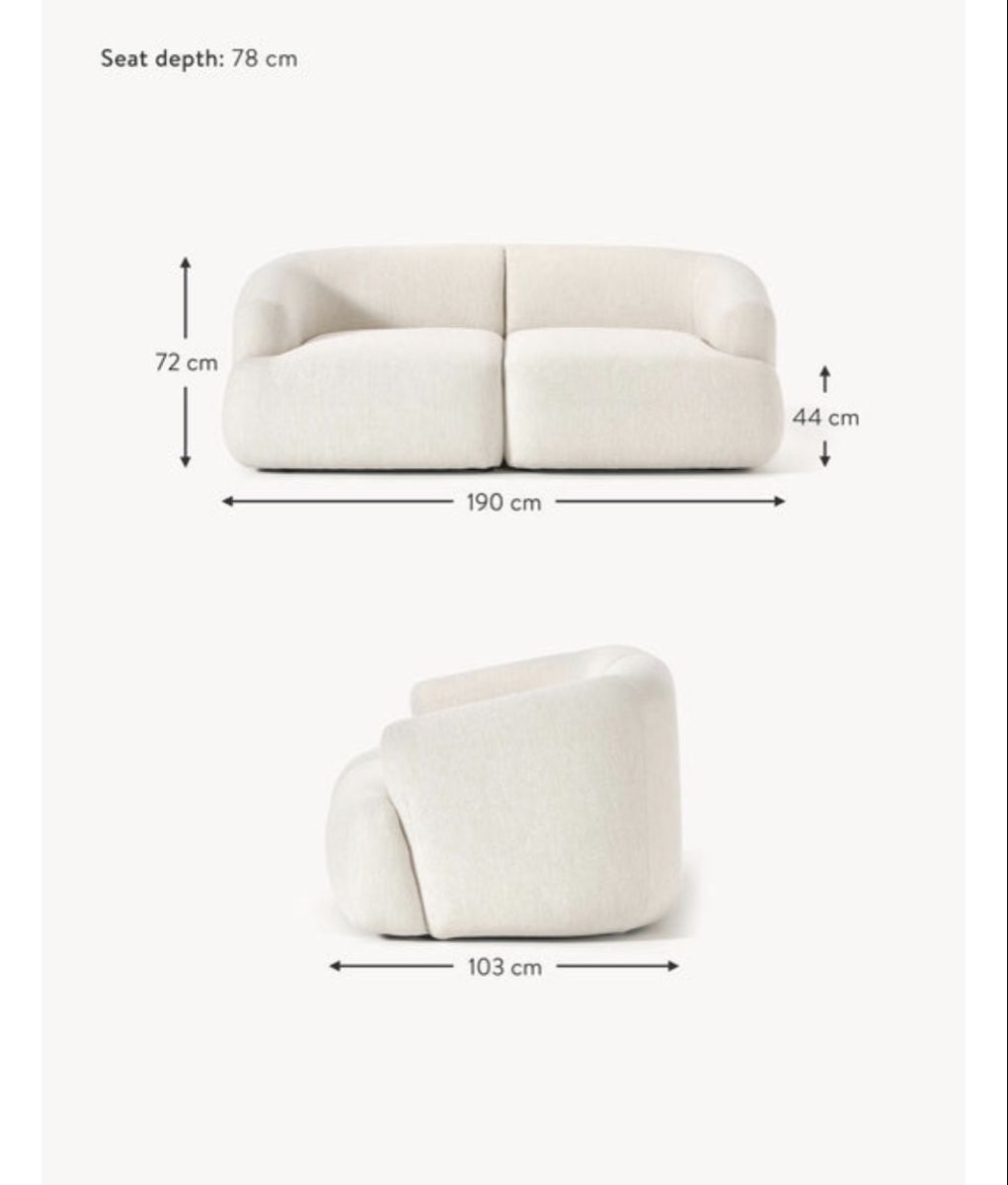 Westwing Sofas: Westwing Sofa Beige Bouclé Modular – D'occasion à Zürich par vas_ygf2 4
