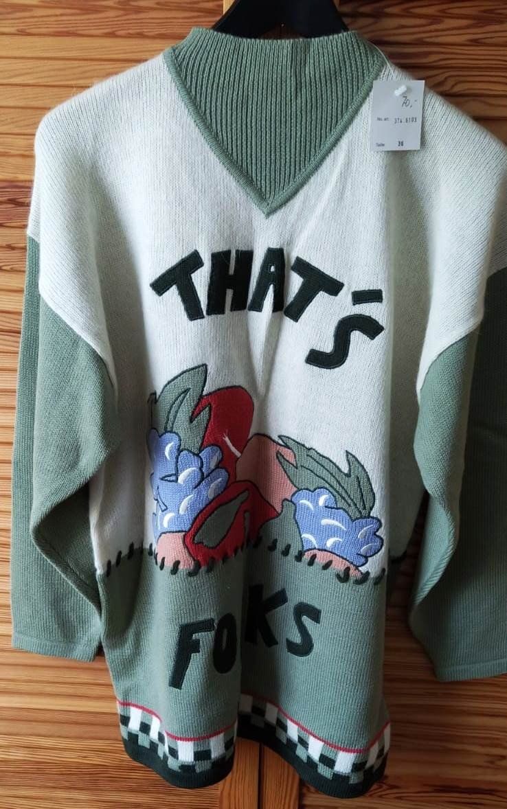Maglioni & Felpe: Pullover, mit Aufschrift That’s Folks - Grösse 36 - – Nuovo (secondo la descrizione) da Zürich venduto da -italo- 4