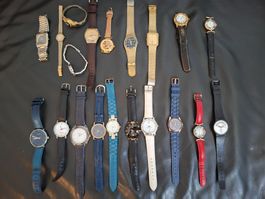Lot 20x Armbanduhren, Certina, Richelieu etc., swiss made