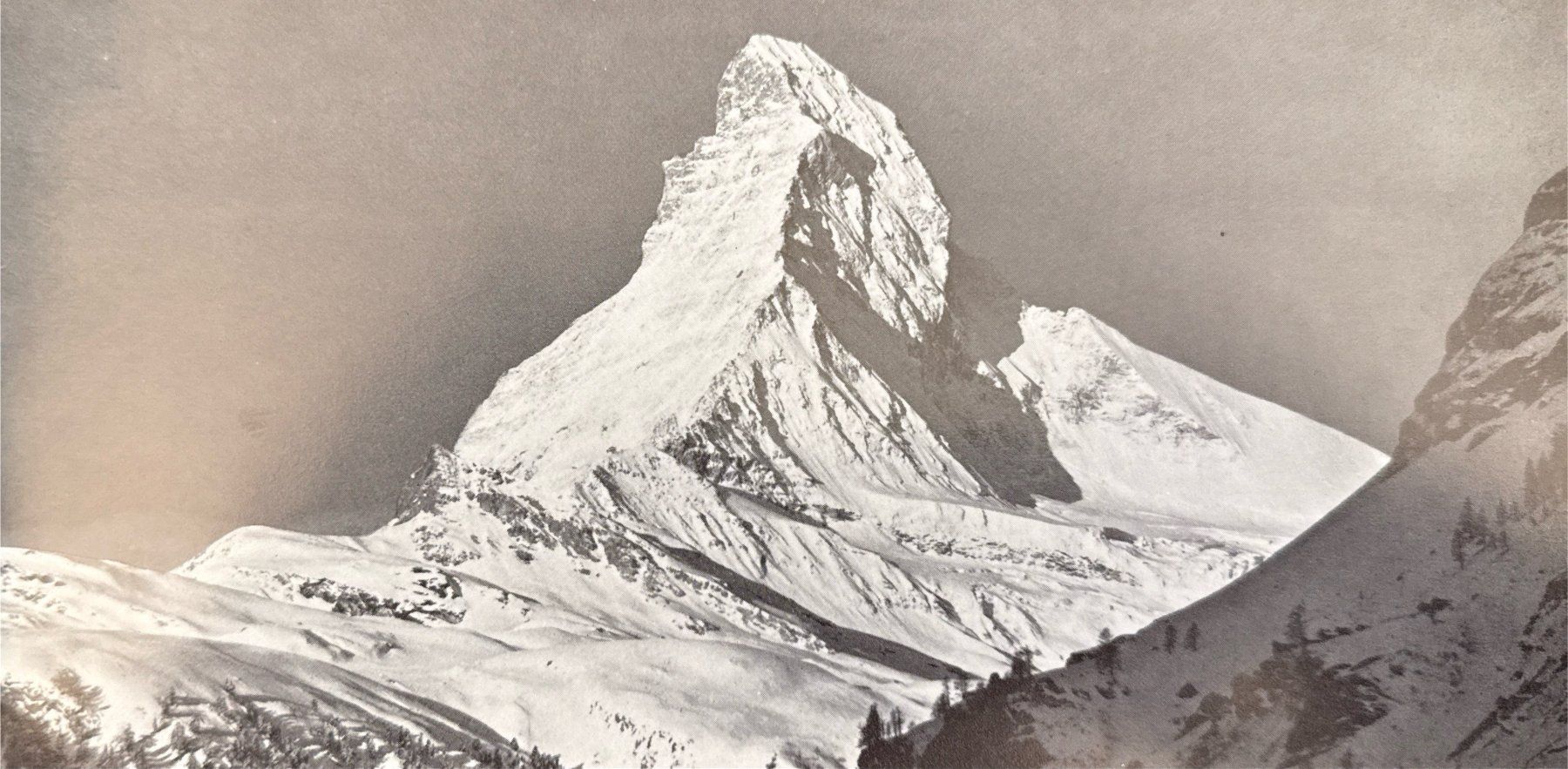 Cartoline postali: Original PTT Weihnachtskarte 1965 mit Matterhorn Stempel ... – Usato da Caslano venduto da alaniselin