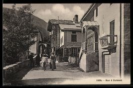 AK Zermatt, Rue à Zermatt