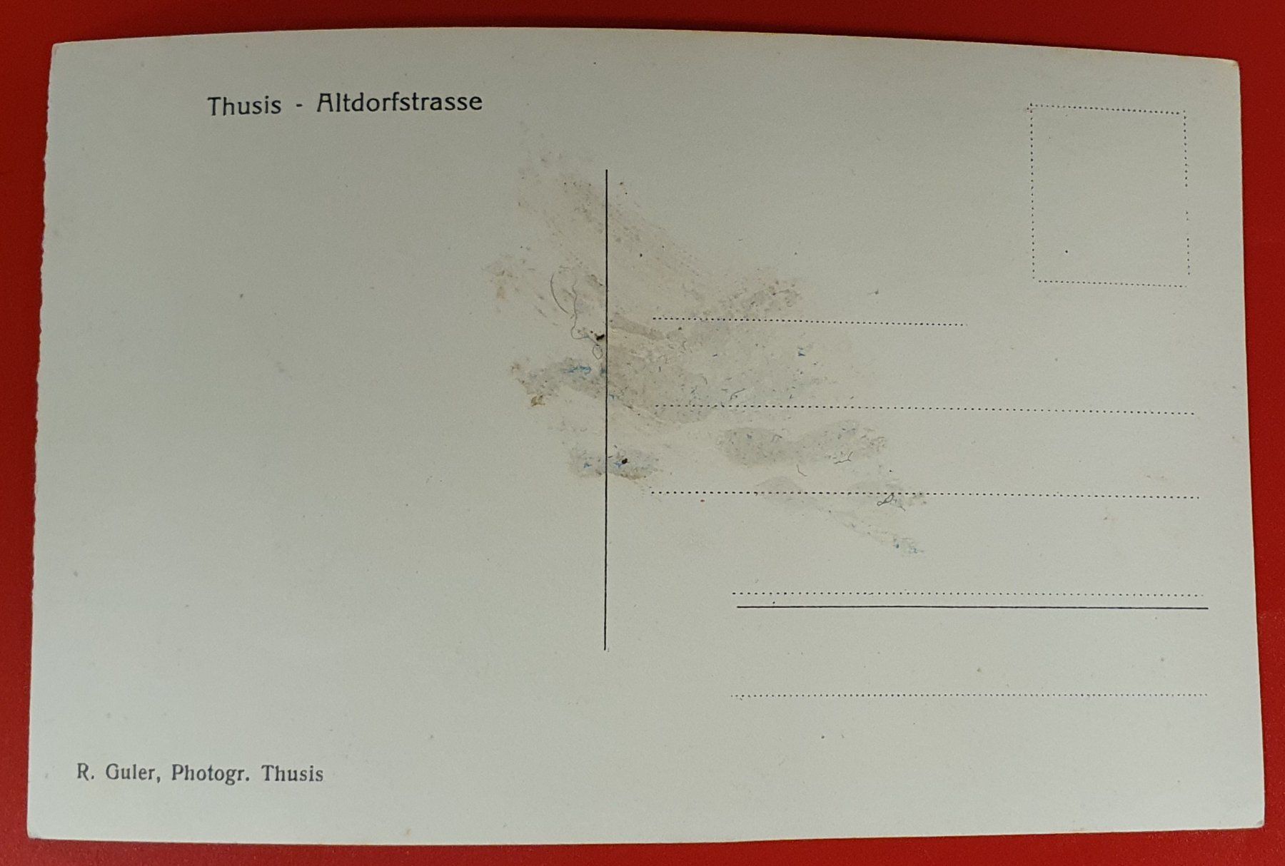 Cartoline postali: Thusis Altdorfstrasse – Usato da Kreuzlingen venduto da Rschweiz1 1