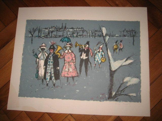 Grafiken & Lithographien: Basler Fasnacht Litographie – Gebraucht aus Winterthur von pf02
