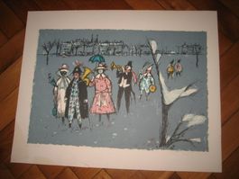 Basler Fasnacht Litographie