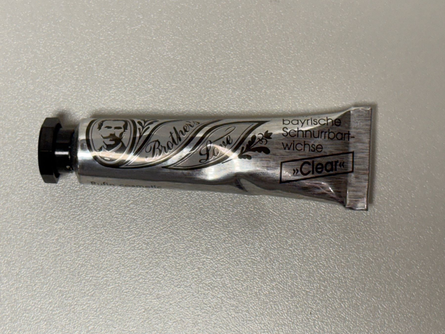 Cura del viso: Bayrische Schnurrbartwichse "Clear" 10ml – Nuovo (secondo la descrizione) da Herisau venduto da Schema91