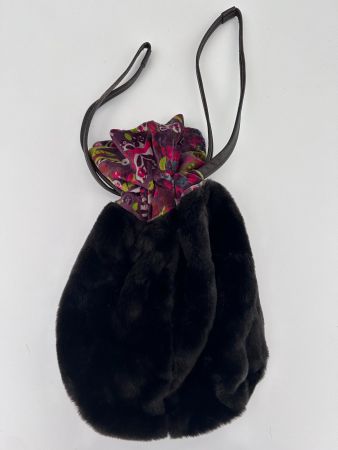 Kunstfell Beuteltasche