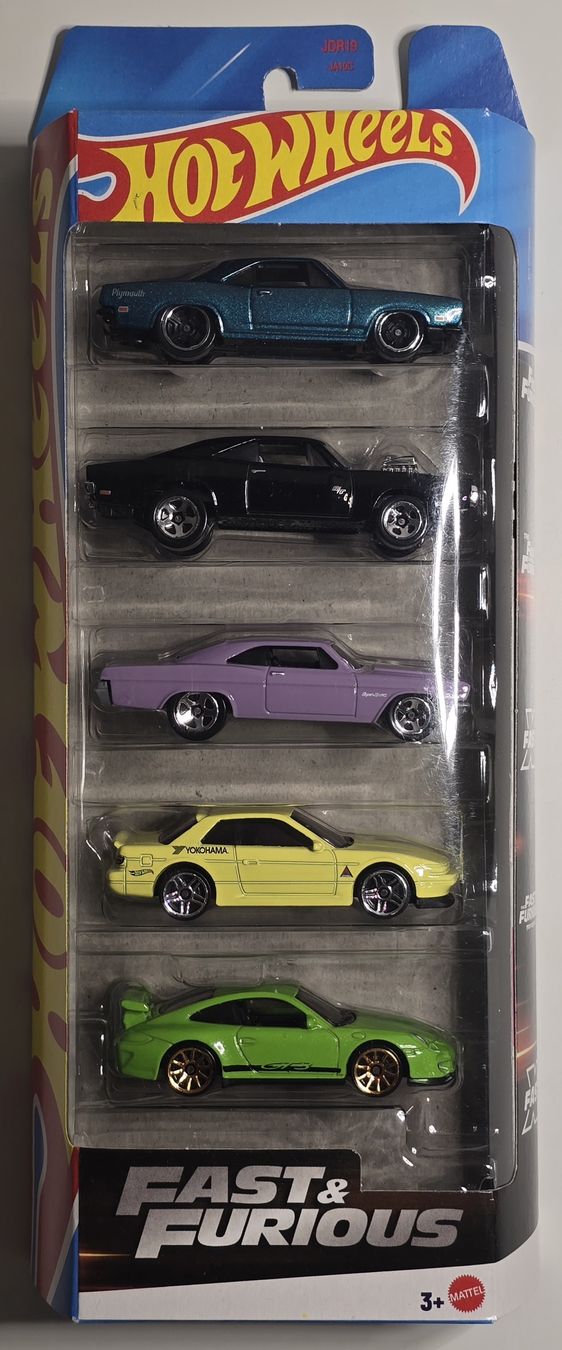 Hot Wheels Modellini d'auto: HotWheels Fast&Furious 5er Pack  – Nuovo e nell'imballaggio originale da Kirchberg BE venduto da HotWheelsSammler