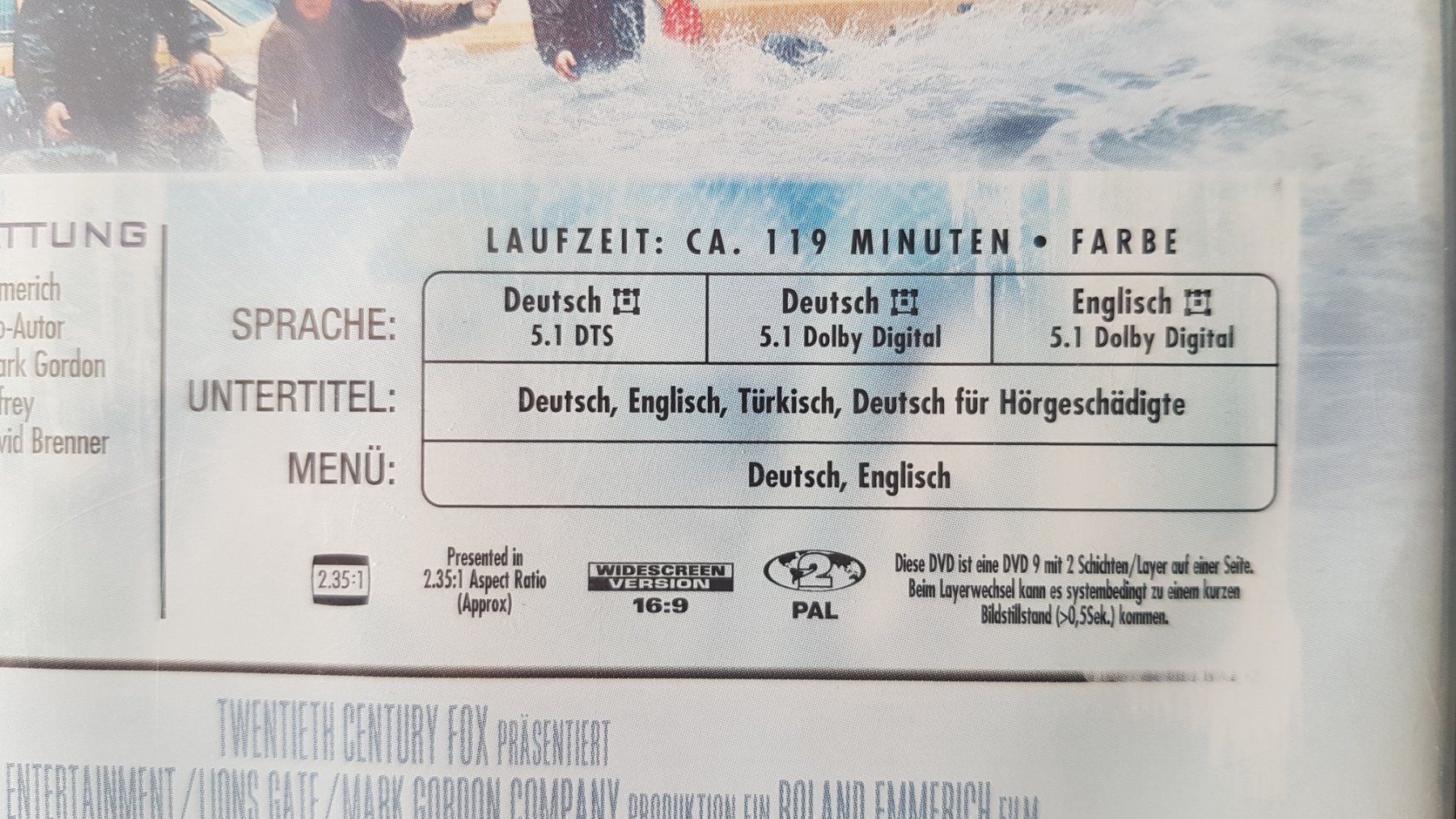 Tutti i DVDs: DVD The Day After Tomorrow – Usato da Oetwil am See venduto da fineli2 1