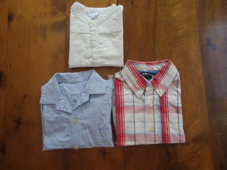 Chemises pour bébé - 3 X - 1 an 86
