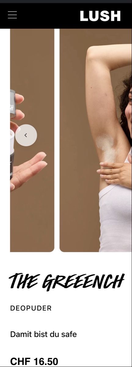 Lush Altro per la cura del corpo: LUSH The Greeench Deopuder 75g neu – Nuovo (secondo la descrizione) da Leissigen venduto da tahari 4