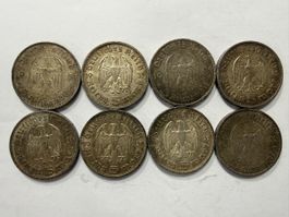 8 Stk 5 Mark  1934-1936 (73)