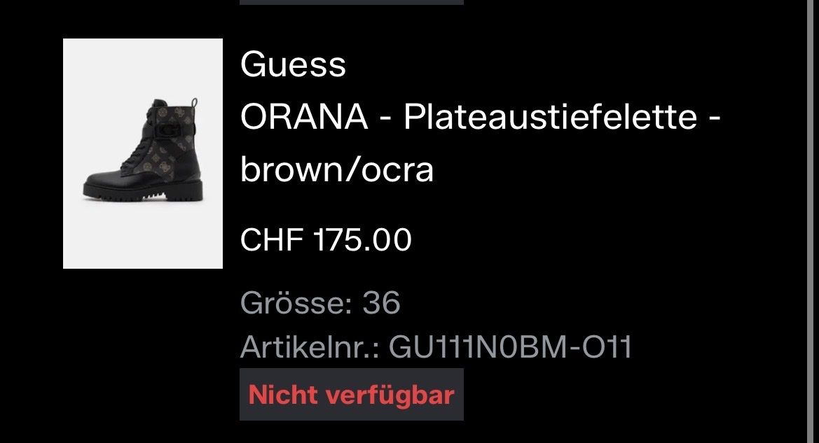 Guess Scarpe da donna: Guess orana Stiefelette – Nuovo (secondo la descrizione) da Raron venduto da tat_g2jt 5
