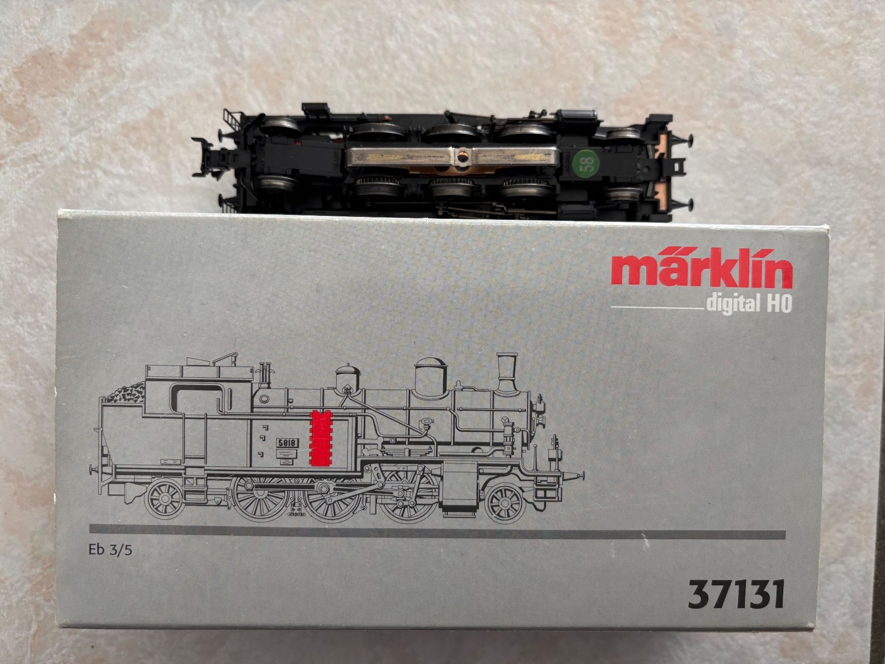 Märklin Modellini di ferrovie: Marklin 37131 Dampflok Eb 3/5 SBB Digital – Usato da Hauterive NE venduto da eriamch 3