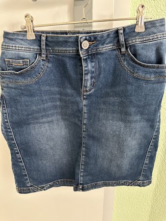 Jeans Jupe blau, Street One. Grösse 38