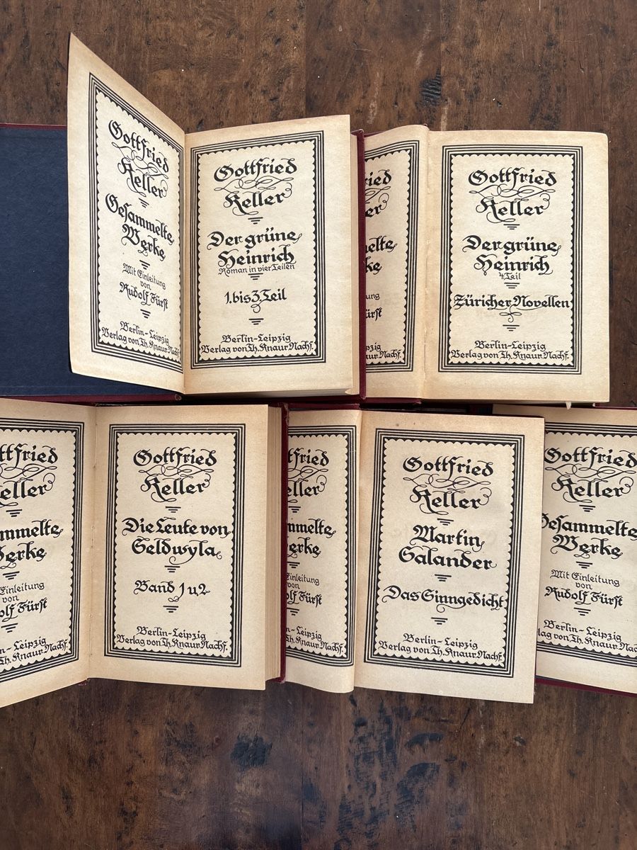 Libri: 1-5 Gesammelte Werke von Gottfried Keller – Usato da Verscio venduto da Foroglio 3
