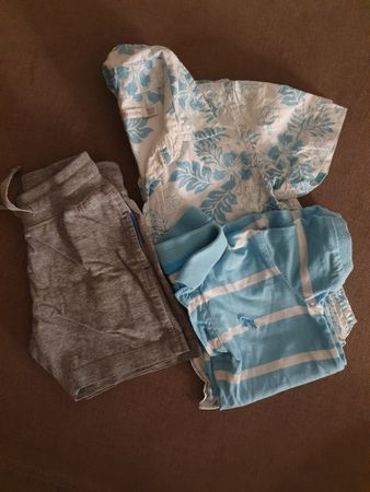 Sommer Kleiderpaket - Polo, Hemd und Shorts Gr. 80/86
