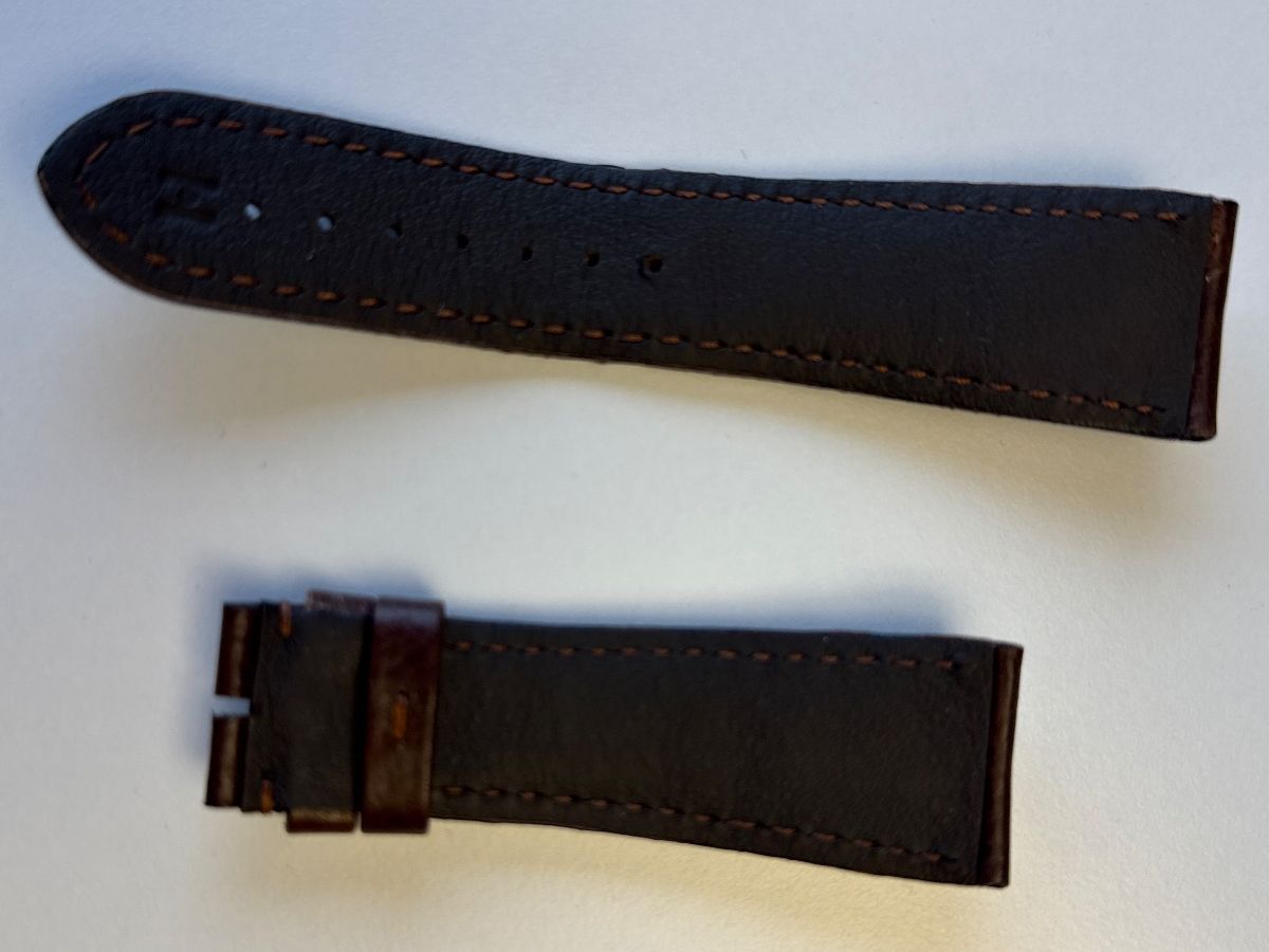 Bracelets: Brown Leather Watch Strap, Width 25 mm, New for Spring! – Neuf (Voir description) à Zürich par nad_s27g 2