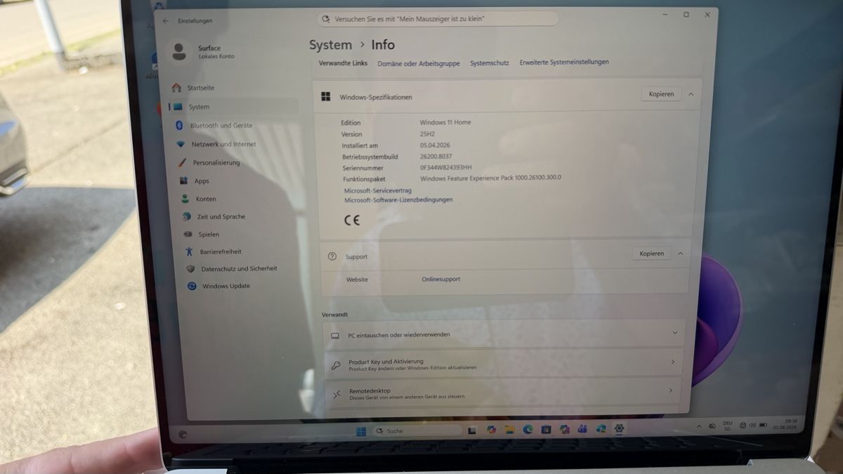 Notebook: Microsoft Surface Laptop wie neu Tolle Leistung  – Usato da St.Gallen venduto da gauwo 3