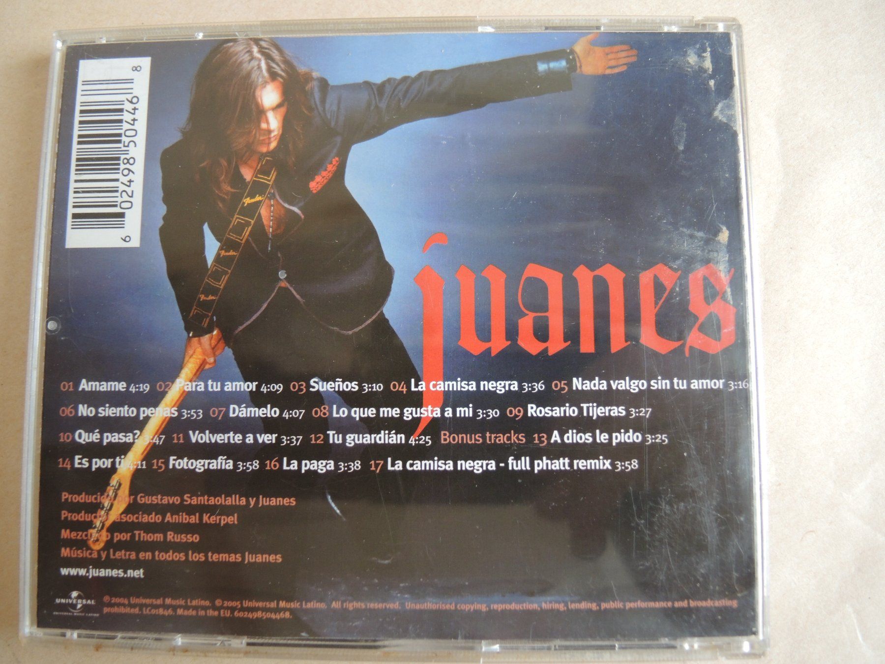 CD: Juanes - Mi Sangre - CD Album – Usato da Rorschach venduto da Pop-upBrocki 2