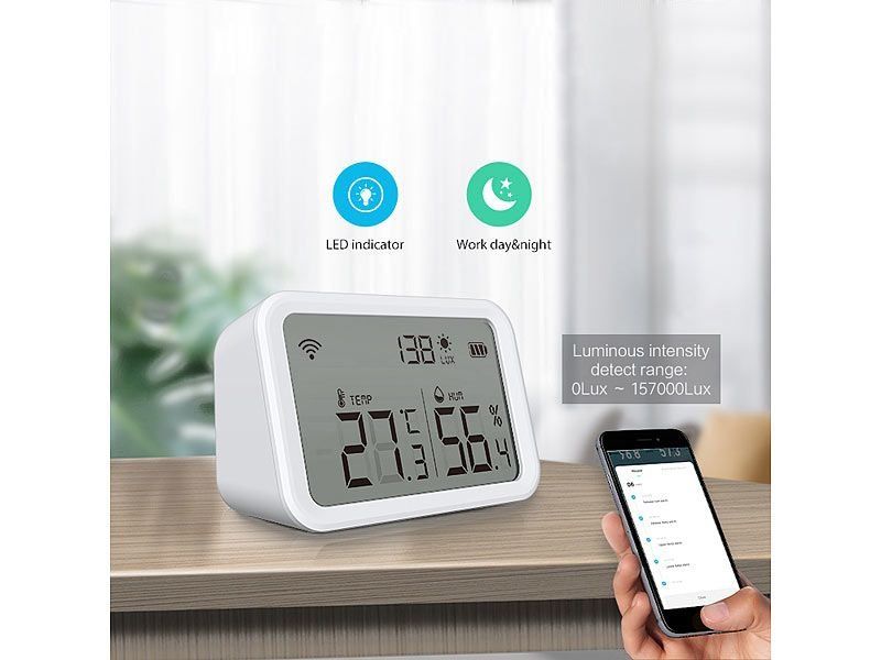 Misurare: 3x WLAN-Sensor für Temperatur, Luftfeuchtigkeit und Helligk. – Nuovo e nell'imballaggio originale da Giubiasco venduto da news-shop 3