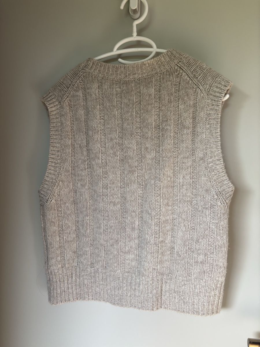 Pullover & Sweatshirts: Kaschmir Pullunder beige von White and Warren – Gebraucht aus Winkel von Zimtguetzli 3