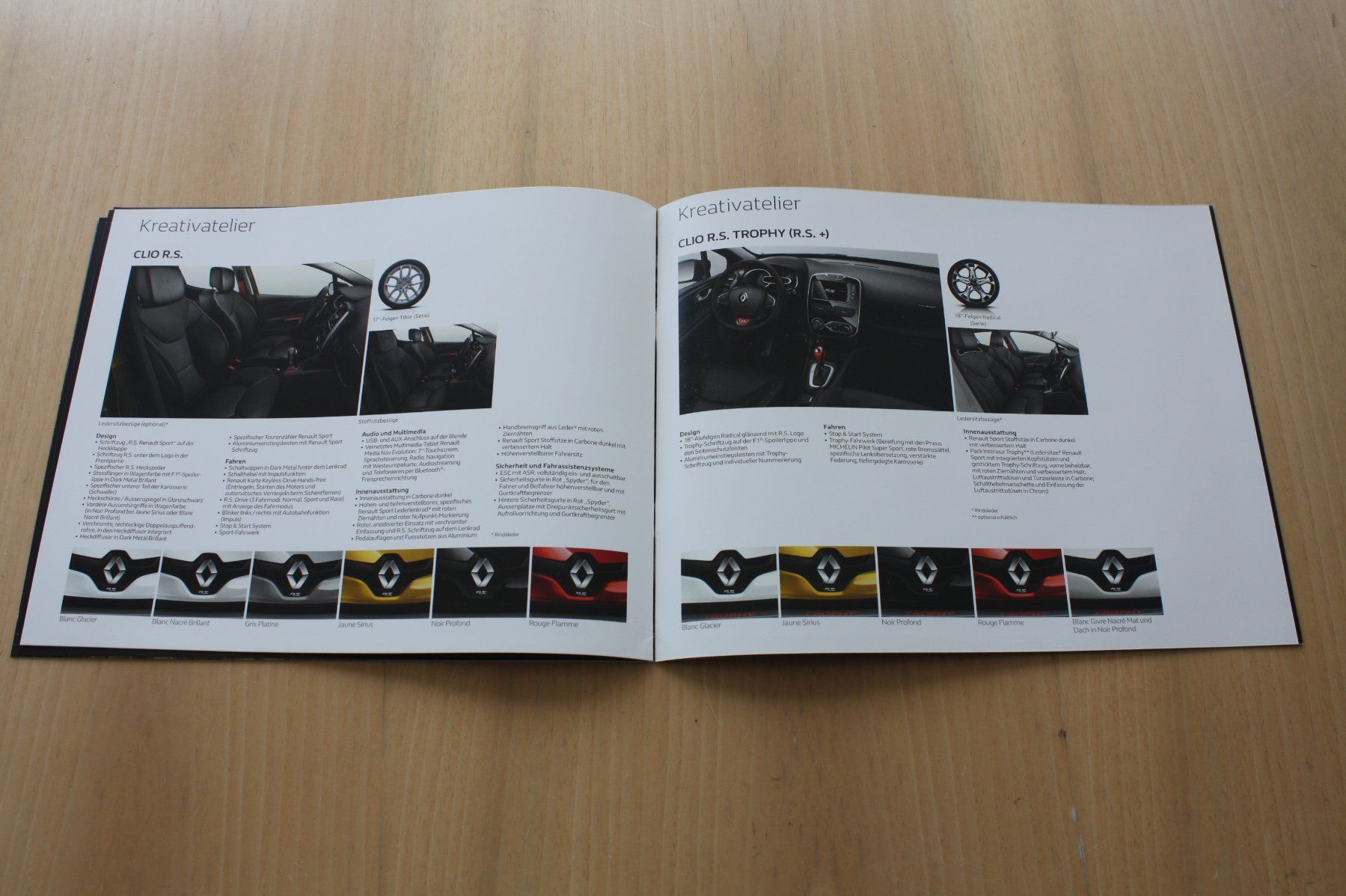 Renault Documenti: Renault Clio R.S. CH-Prospekt 2015 – Usato da Wikon venduto da erwin400 8