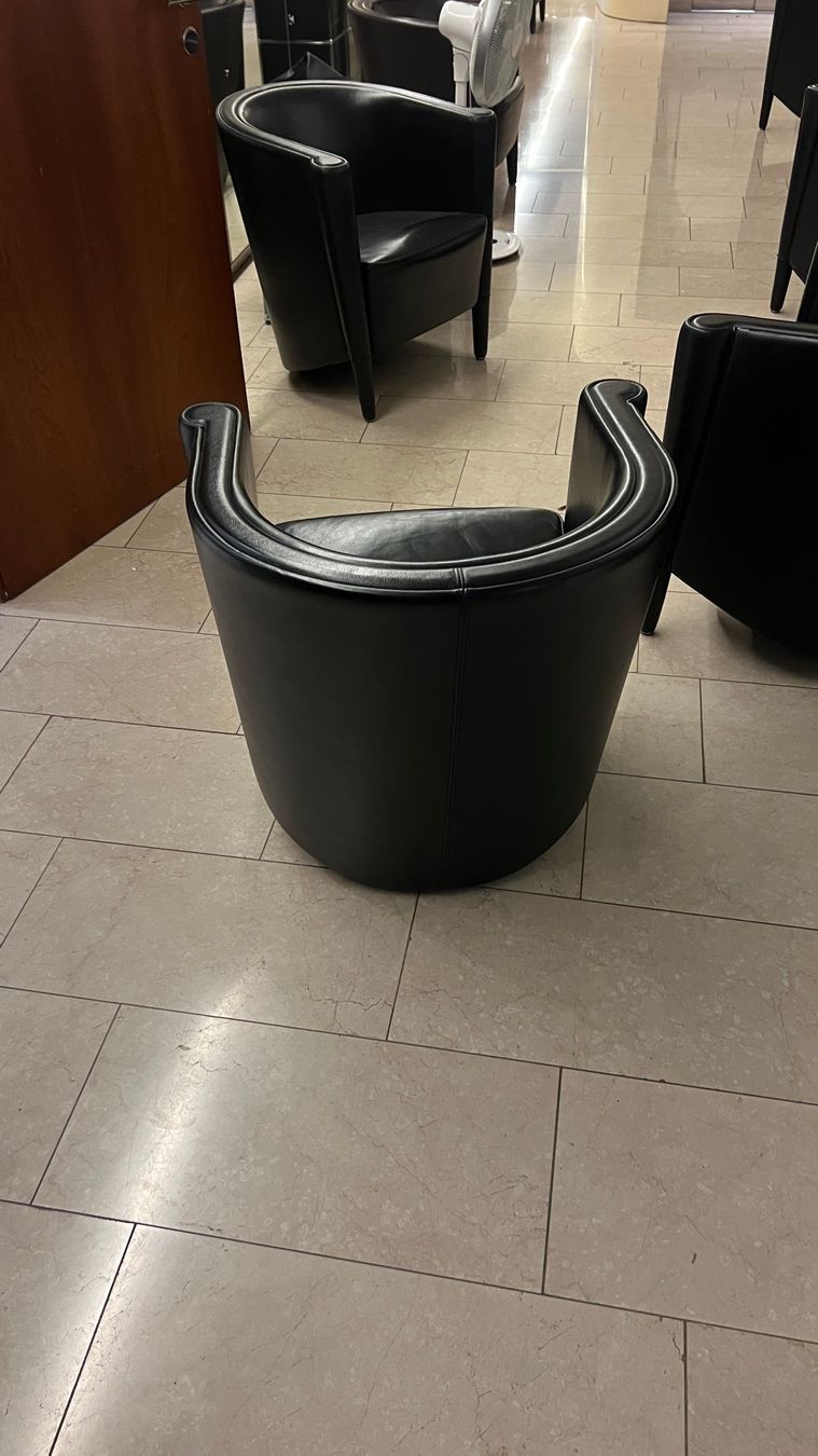 Moroso Sessel: Moroso Rich Sessel schwarz Leder – Gebraucht aus Affoltern am Albis von Zapro 1
