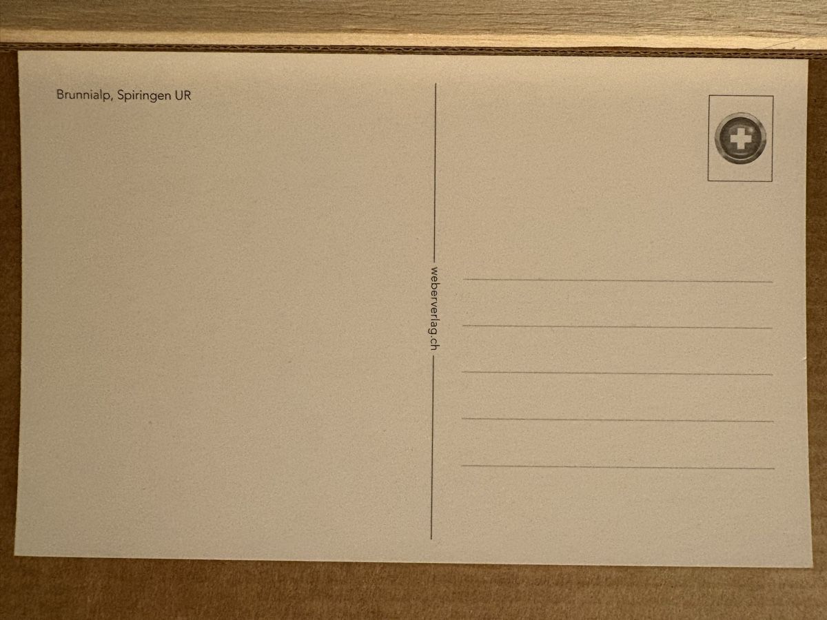 Cartoline postali: AK von Brunnialp Spiringen – Nuovo (secondo la descrizione) da Rümlang venduto da Kartenpost1 1