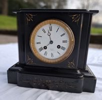 Antike Cheminée Uhr "Morel in Vesoul" 19 Jh.