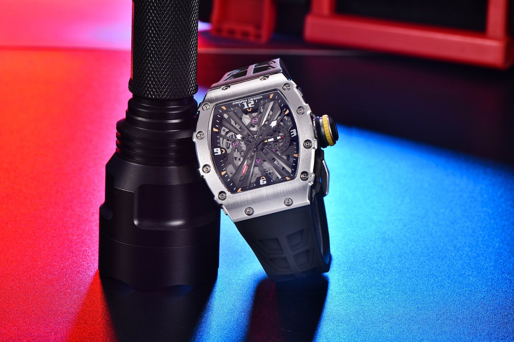 Pagani Design Orologi: Pagani Design Herrenuhr Uhr – Nuovo e nell'imballaggio originale da Suhr venduto da sjay.Cv 1