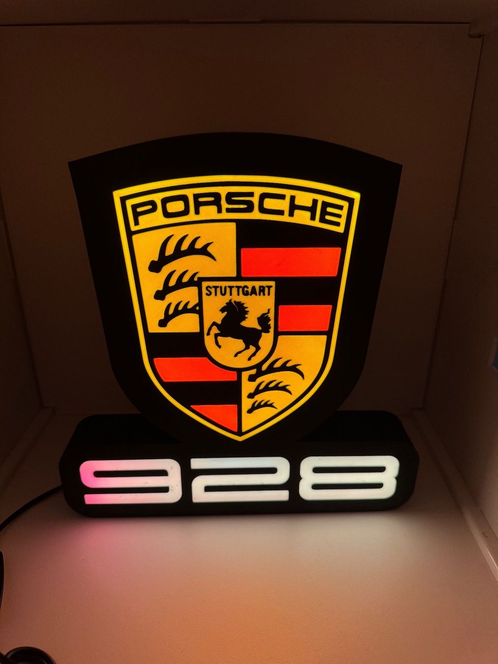Lampade: Lightbox lumière led Porsche 928 – Nuovo (secondo la descrizione) da Vicques venduto da PAMB3D 2
