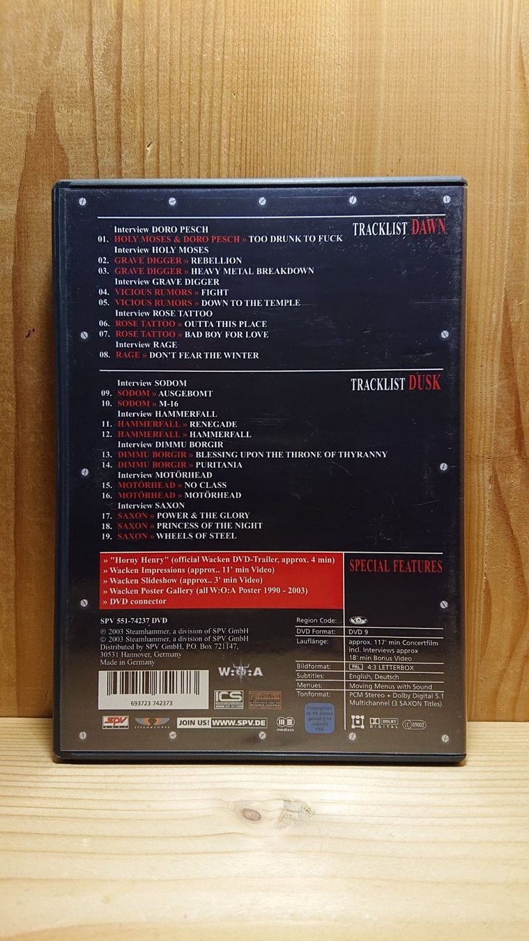 Tutti i DVDs: WACKEN Metal Overdrive DVD – Usato da Wilderswil venduto da Exebub 1