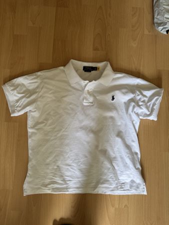 Polo Ralph Lauren Shirt Weiss Grösse L - Sommerliches Basic 