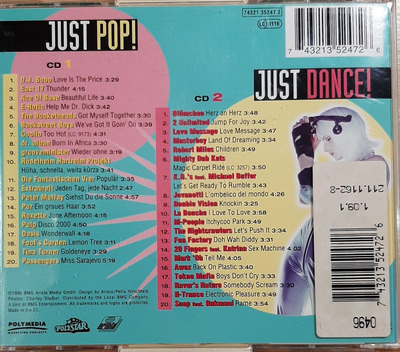 CDs: Just The Best Vol. 7, 2CD Hit Compilation Sampler 1996 – Gebraucht aus Schönenberg TG von breiti12 1