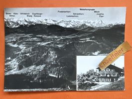 Alte Ansichtskarte Hörnli-Kulm, das Wahrzeichen des Tösstal.