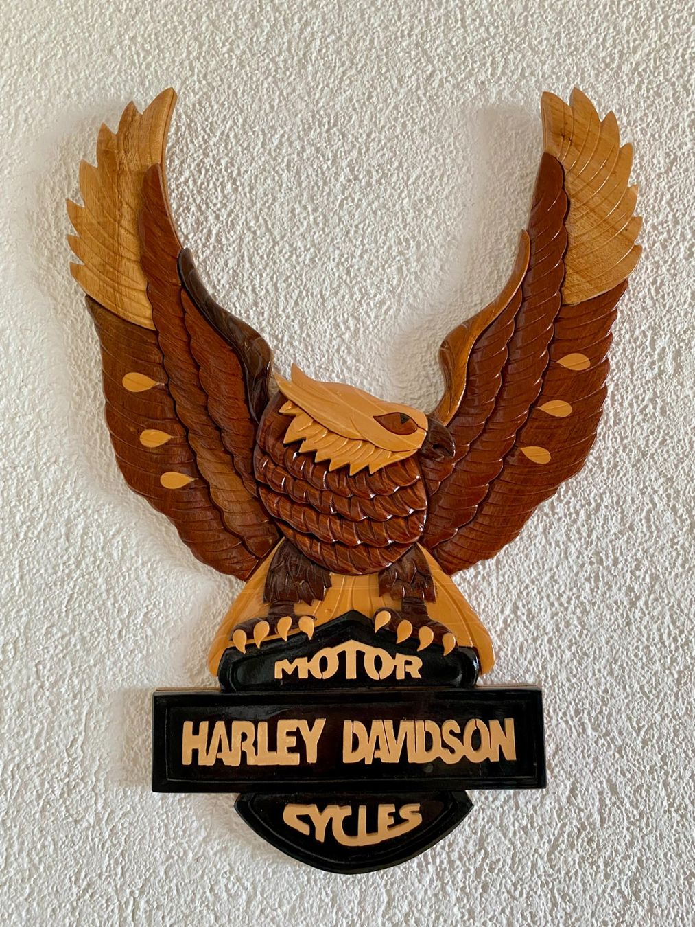 Tutte le decorazioni: Harley Davidson Dekoration aus Holz – Usato da Wiedlisbach venduto da Steizouber