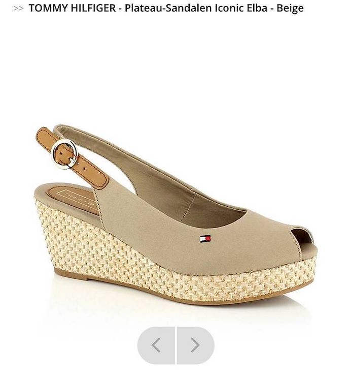 Tommy Hilfiger Plateau Sandalen