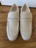 Loafer Schuhe Damen beige gute Zustand Grösse 39