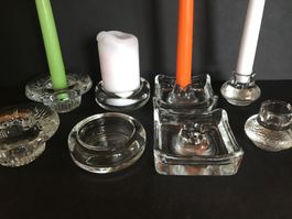 Kerzenhalter Kerzenständer Dekoration Weihnachten 8 Stk