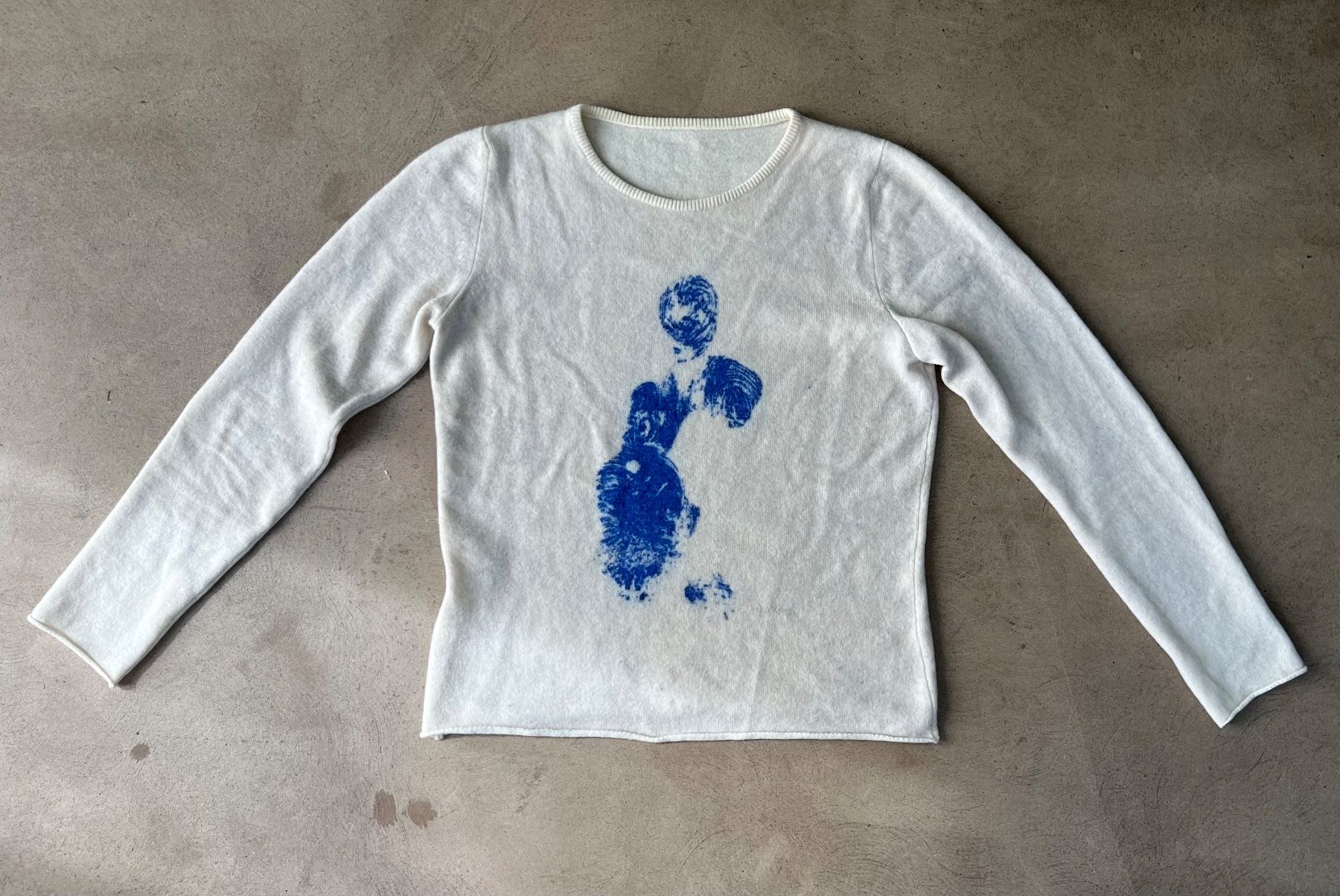 Maglioni & Felpe: LUCIEN PELLAT-FINET Kaschmir Pullover mit Yves Klein Print – Usato da Zürich venduto da ClosetQueen 6