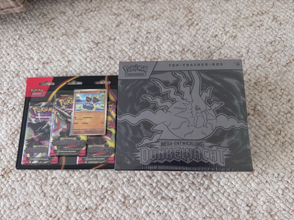 Pokémon Sammelbilder & Trading cards: Pitch Black ETB + Blister  – Neu und originalverpackt aus Utzigen von perfekten 1