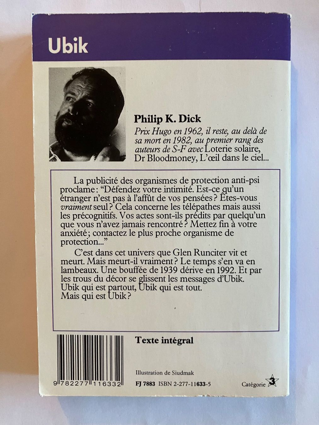 Libri: Ubik – Philip K. Dick – Usato da Ecublens VD venduto da Lenordique 1
