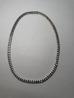 925 Silber Panzerkette, 71 g, ca. 50–52 cm, massiv