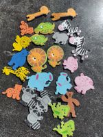 1 Pack Moosgummi Sticker neu Tiere Zoo 24Stk