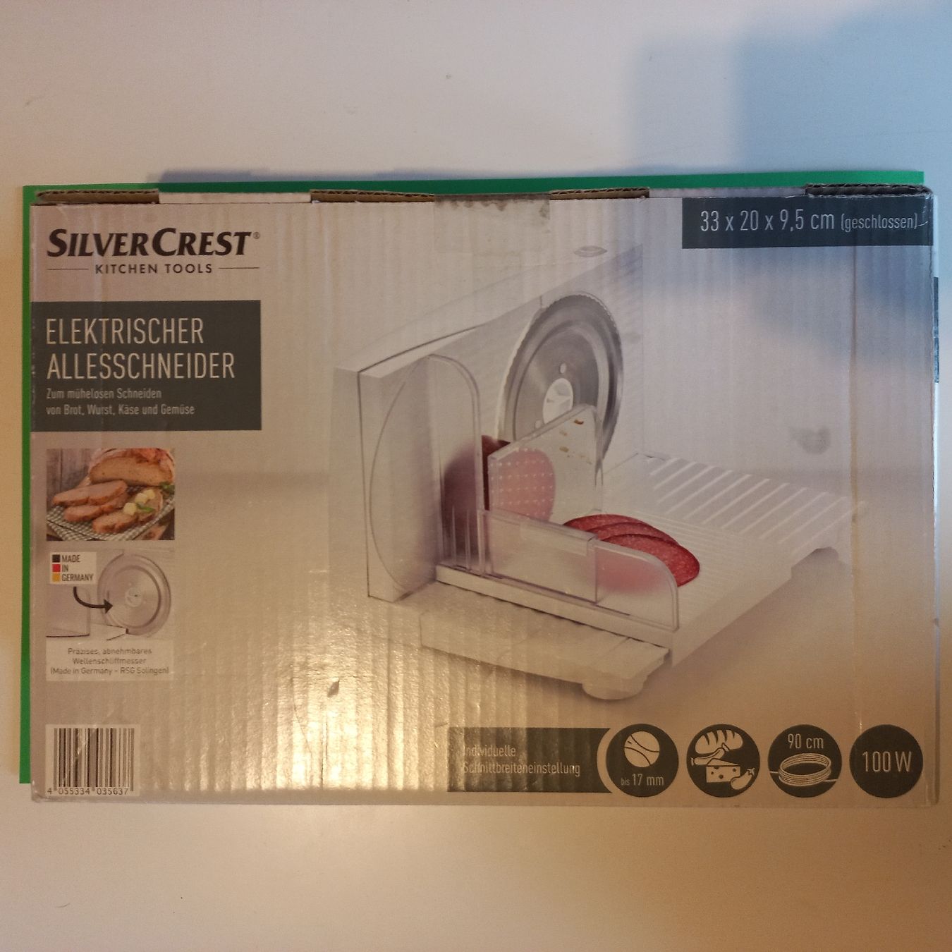 Küchengeräte: Trancheuse Silvercrest électrique pour charcuterie, pain.... – Neu (gemäss Beschreibung) aus Dompierre FR von fat_xth5