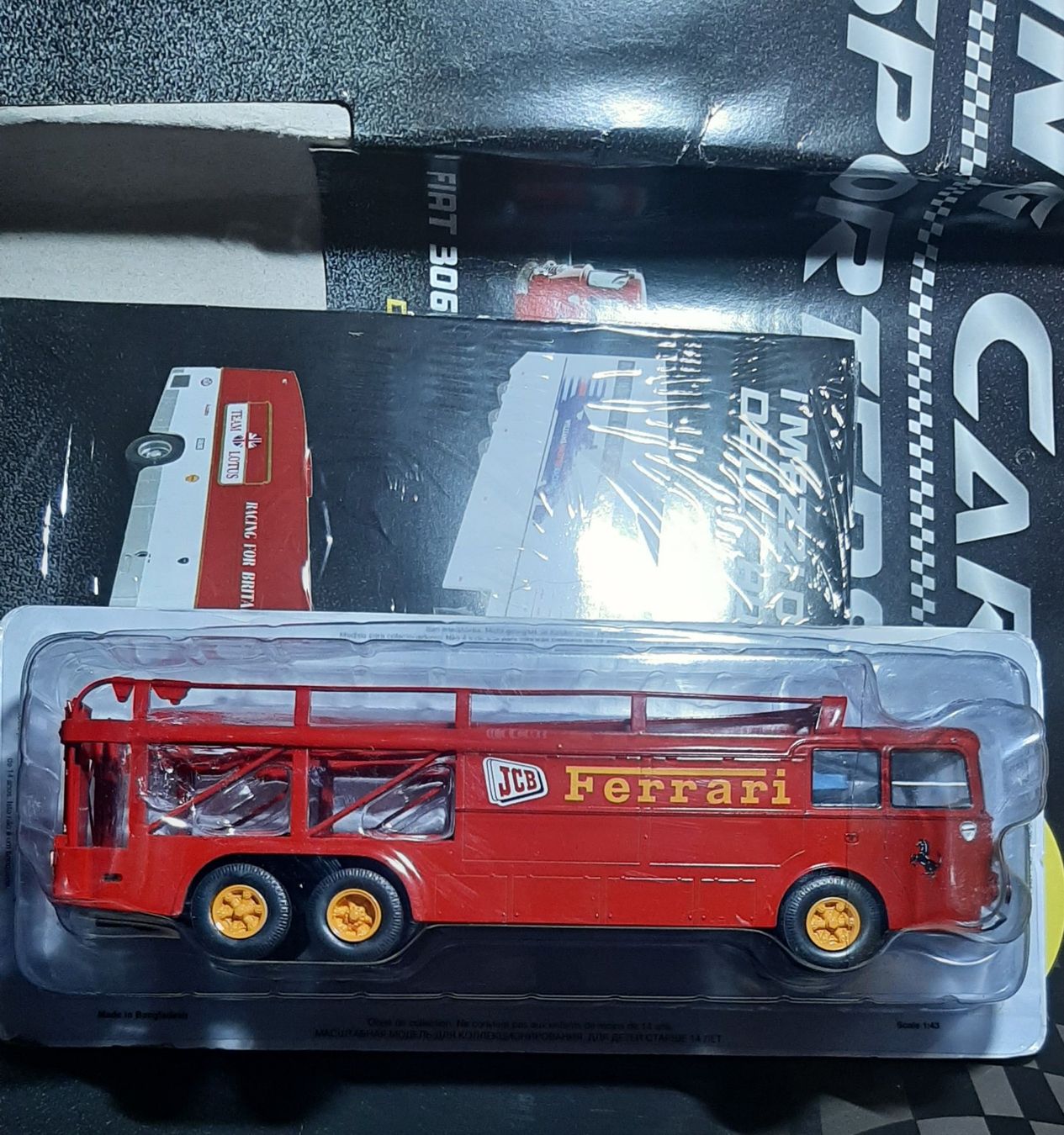 Fiat Modellini d'auto: FIAT FERRARI TRASPORTER 1/43 – Nuovo e nell'imballaggio originale da Bellinzona venduto da a.mar 1