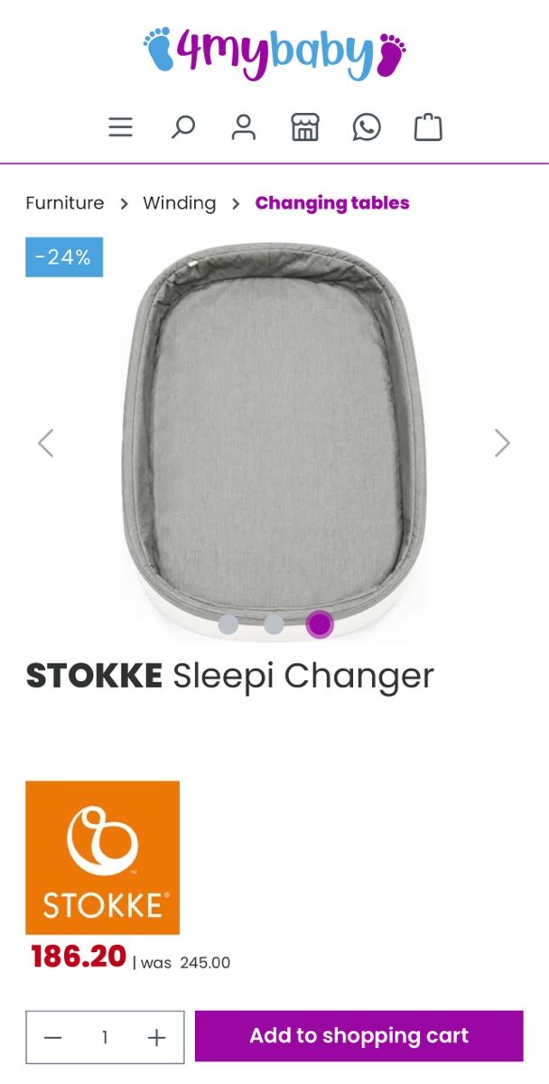 Stokke Tables à langer & accessoires: Stokke Dresser Changing Top – D'occasion à Rheinfelden par bow_k5cg 4