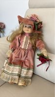 Gut erhaltene Porzellanpuppe, Sammlerstück, Vintage-Look