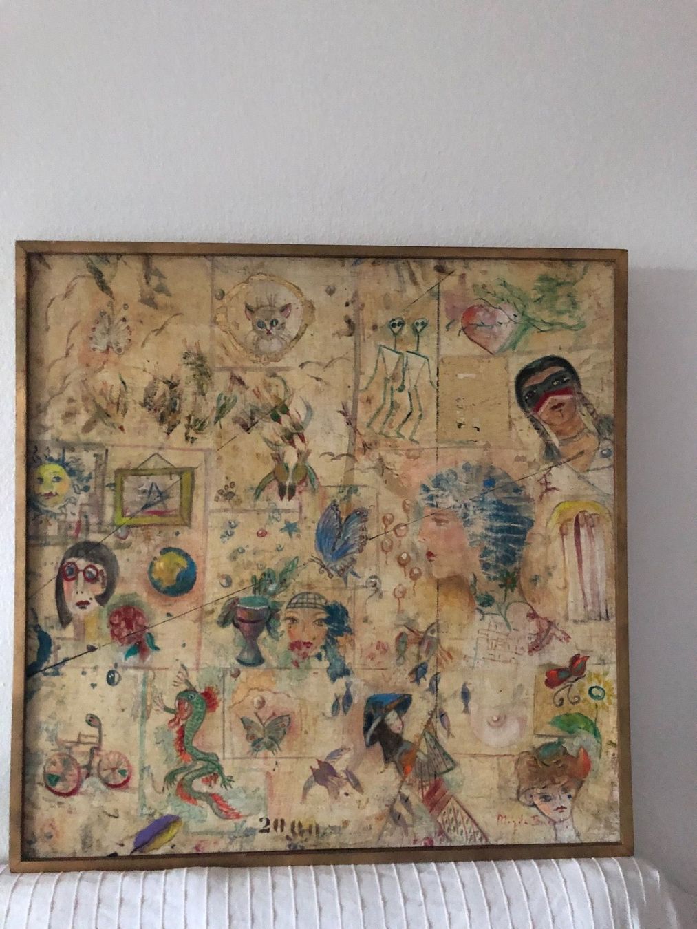 Tele & Cornici: Magnifique tableau de Magda Bugelli – Usato da Fribourg venduto da sehrazad1212
