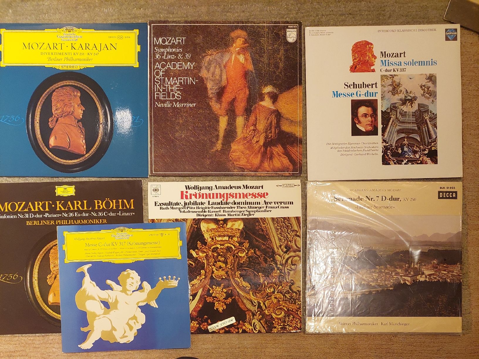 Schallplatten: 17 LPs mit Werken von Mozart – Gebraucht aus Zürich von Cortin 2